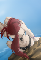106 Erza Scarlet summer by shadsonic2
