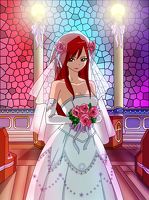 107 Erza the bride by sexyadri